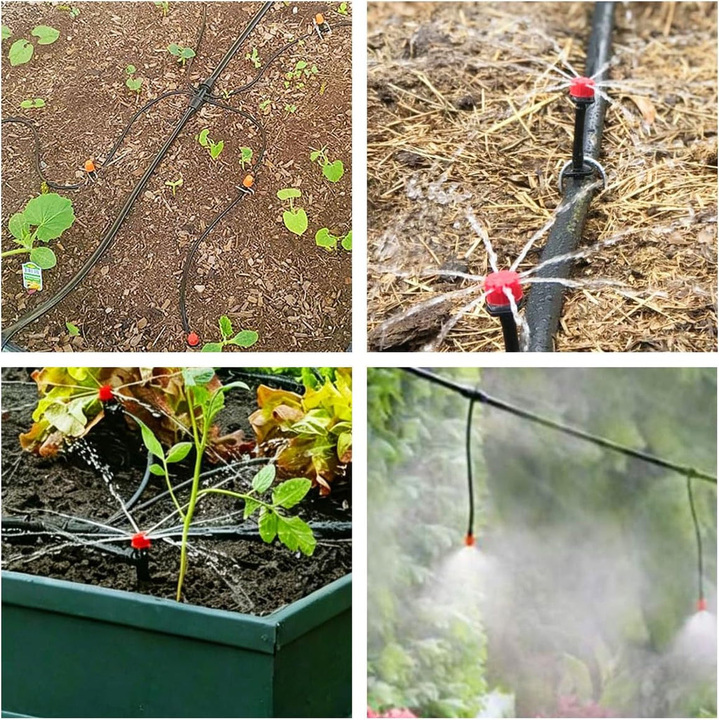 1/2 Inch Drip Irrigation Tubing, 75ft Main Line Tubing Hose for Irrigation System, Garden Beds, Vegetable Gardens, PVC