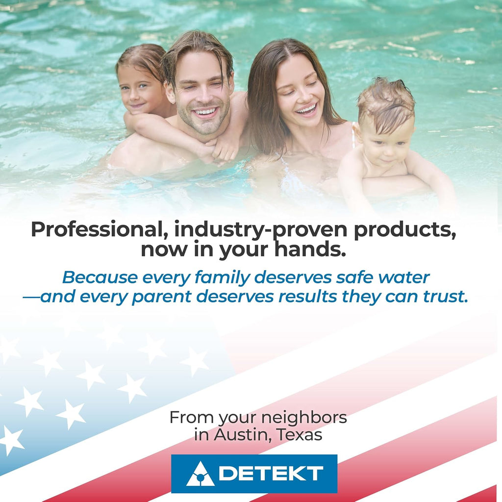 Detekt® Hot Tub & Pool Water Test for Bacteria & Mold - Species ID