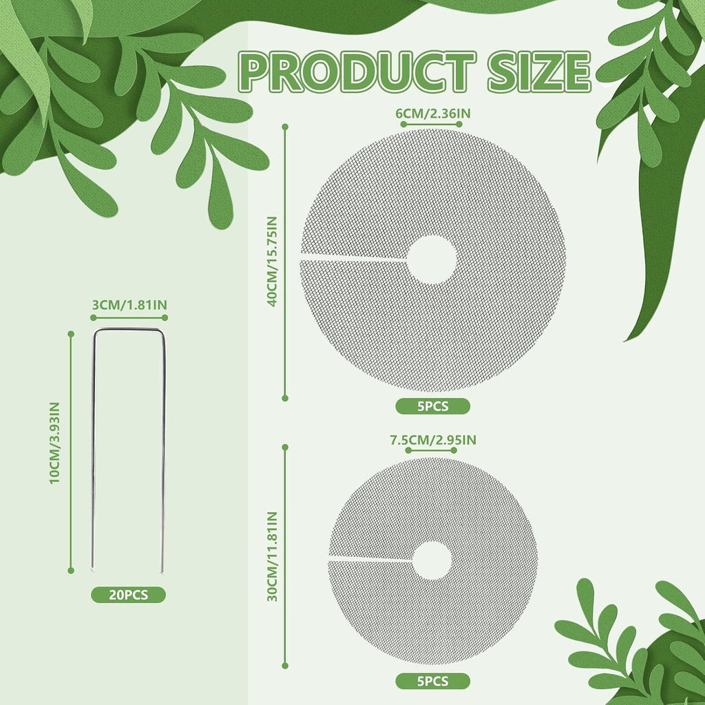 10Pcs Plant Pot Grids, Plant Protector from Cats, Cuttable Breathable Soil Covers Protectors from Animals, Reusable