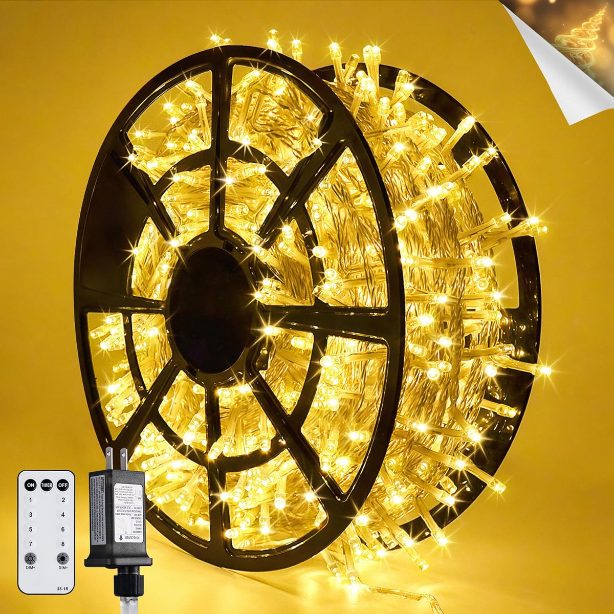 750 LED 240FT Christmas String Lights Outdoor, 12 Pro Modes with Timer
