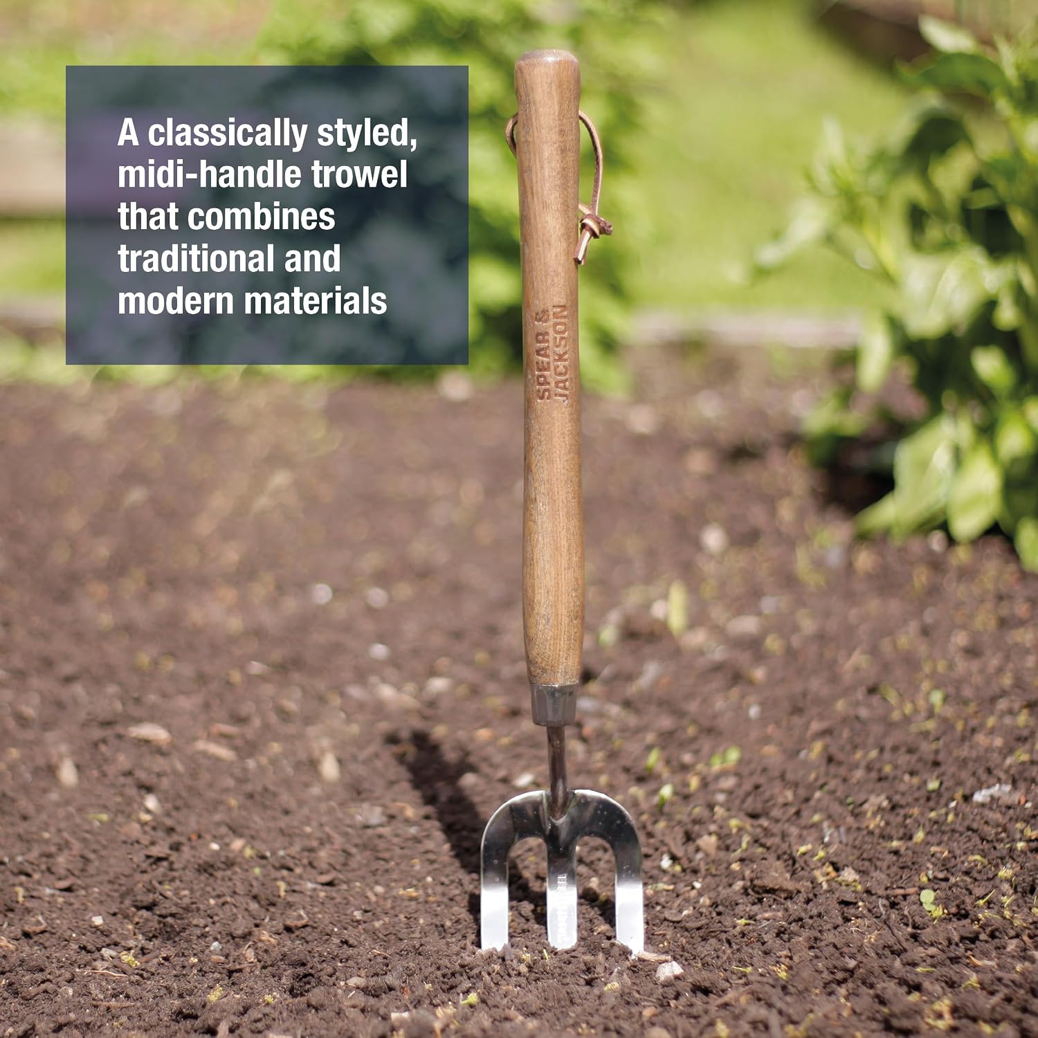 Spear & Jackson Stainless Steel Hand Weed Fork, Durable Gardening Tool for Efficient Weeding and Soil Aeration