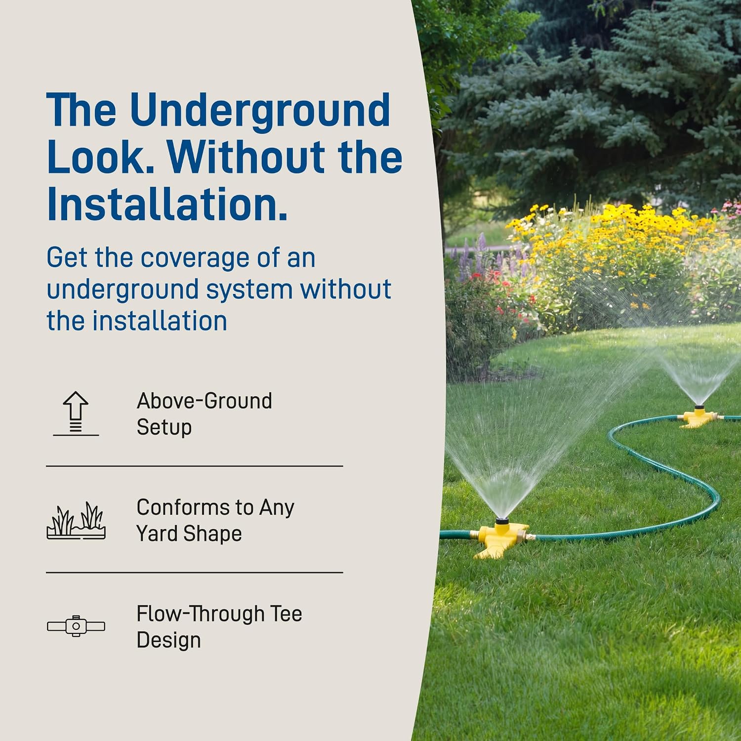 Orbit Port-A-Rain Above-Ground Sprinkler System, Green - 58092