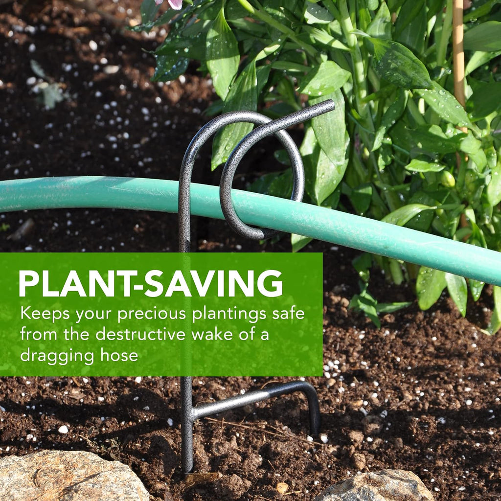 Yard Butler Plant-Saving Hose Guide, 17.5 Inch Garden Stake, 3 Pack | Heavy Duty 17.5 Inch Plant Protector Garden