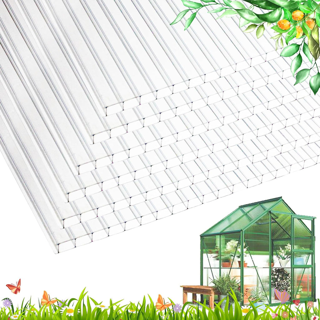 SUNPACK Sundome Plastic Multi-Vented Humidity Dome, Clear, 7" (Pack of 5) - Ideal for Greenhouses or Indoor Gardening, Able to Adjust Humidity with Vents