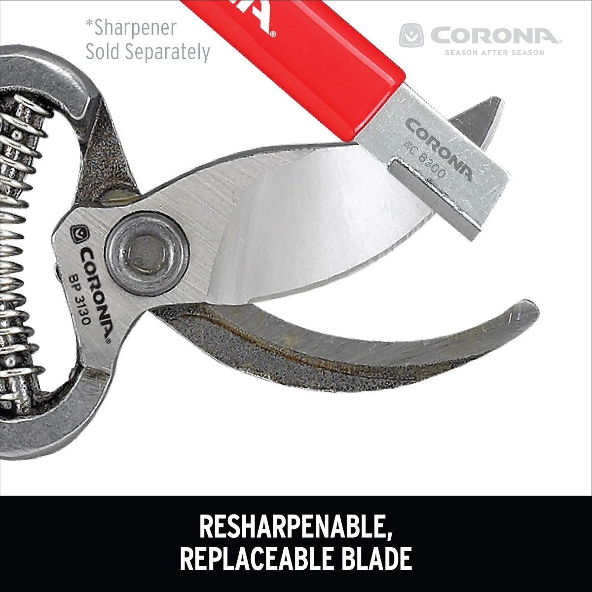 Corona Tools ClassicCUT Forged Bypass Hand Pruner – 1/2-inch Cut Capacity Heavy-Duty Garden Hand Pruner for Tree, Shrub