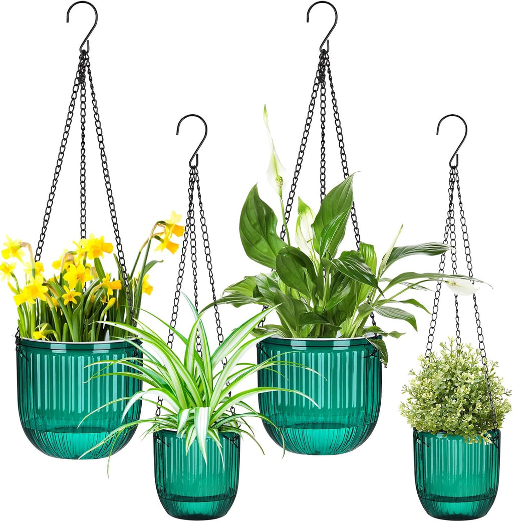 Make Good PlantPod Luxe - Self-Watering Wall Planters (Set of 6, Stone) - Easy to Water and Install - Lightweight - Design Your Own Vertical Garden - Wall Planters for Indoor Plants