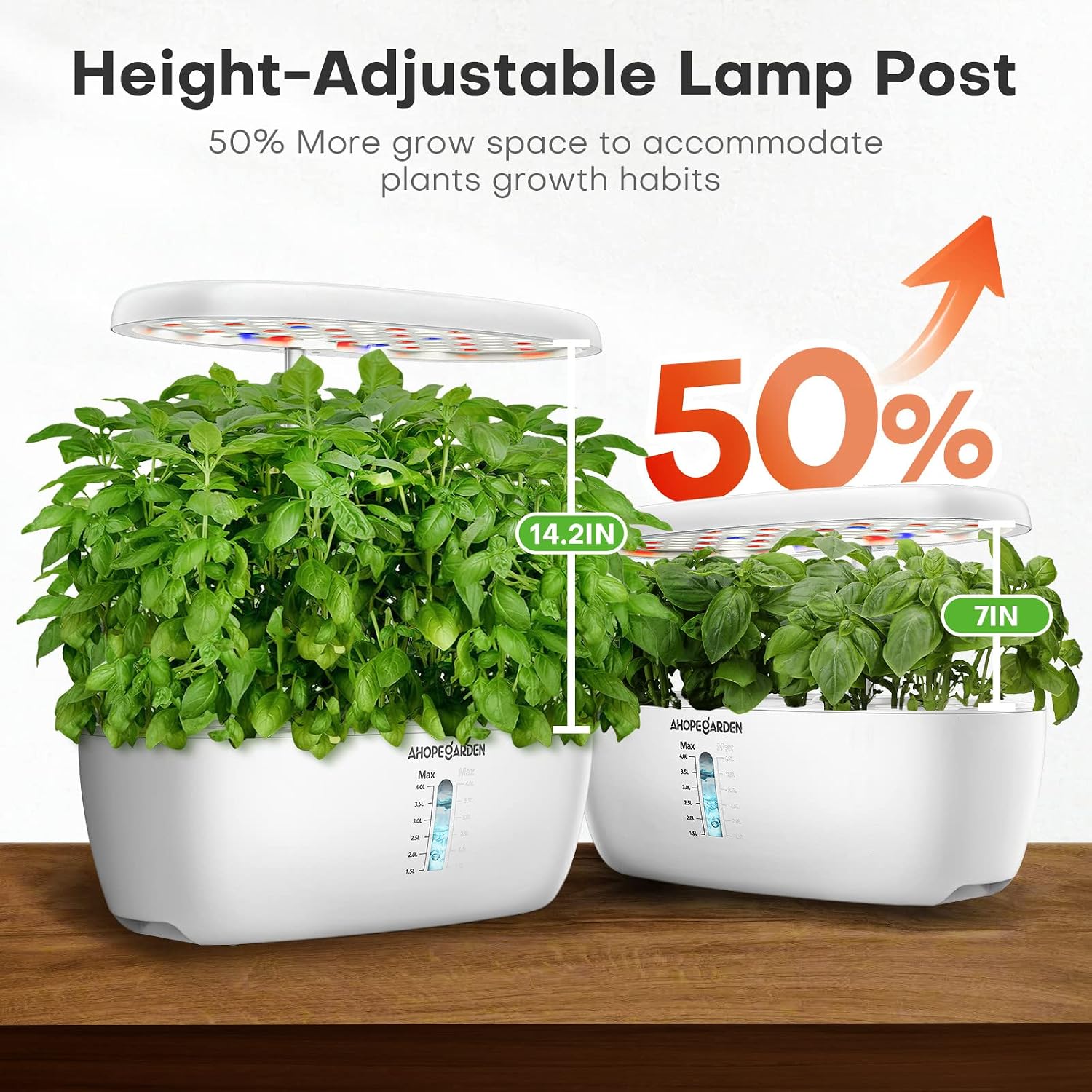 12 Pods Indoor Garden Hydroponics Growing System Kit with LED | Plant Germination Kit, Tabletop Herb Garden with Grow