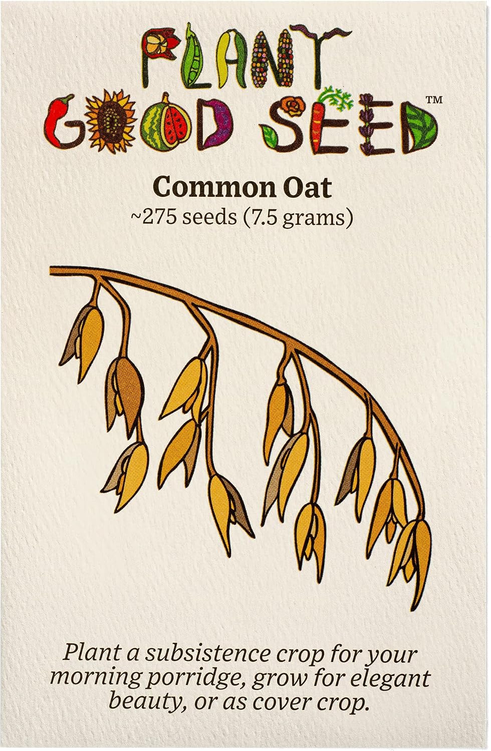 Organic Great Grains Seed, 4 Variety Pack | Four Homestead Grain Packets, Barley, Oat, Rye, and Wheat, Grow Your Own