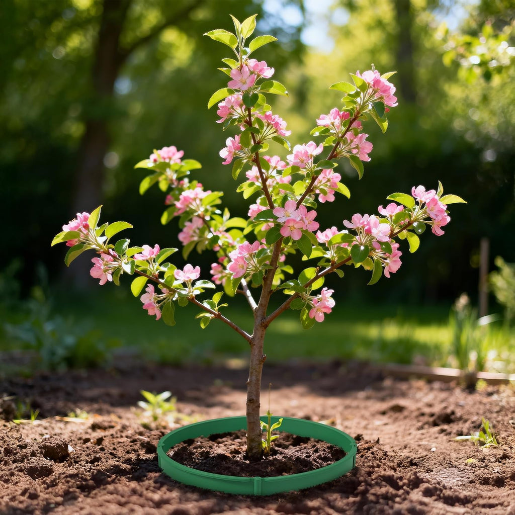 24pcs Planting Grow Rings, Round Edging Spliceable Protective Pest-Planting Rings for Vegetable Herb Flower, Circular
