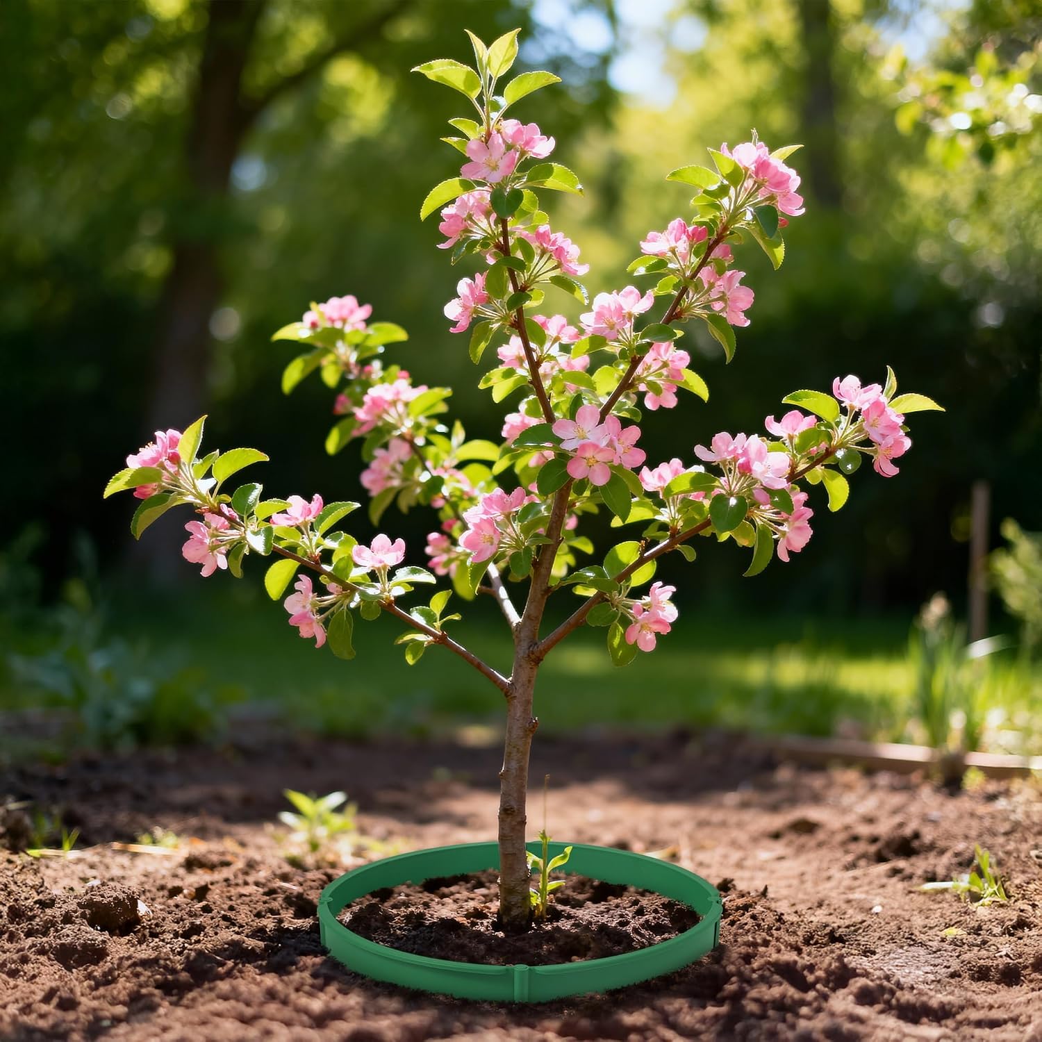 24pcs Planting Grow Rings, Round Edging Spliceable Protective Pest-Planting Rings for Vegetable Herb Flower, Circular