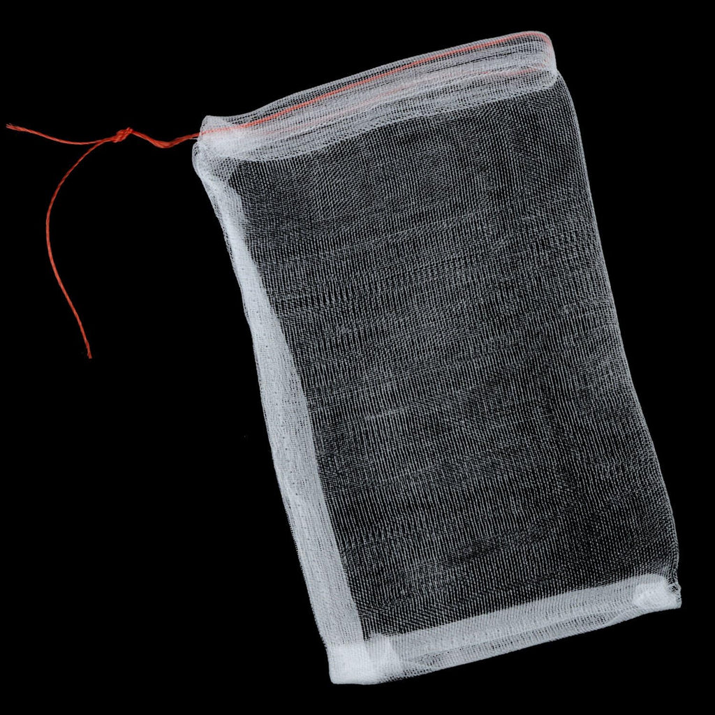 TITA-DONG 100 Pcs Fruit Protection Bags,6 x 10 Inch Garden Netting Bags with Drawstring,Insects Mosquito Bug Net