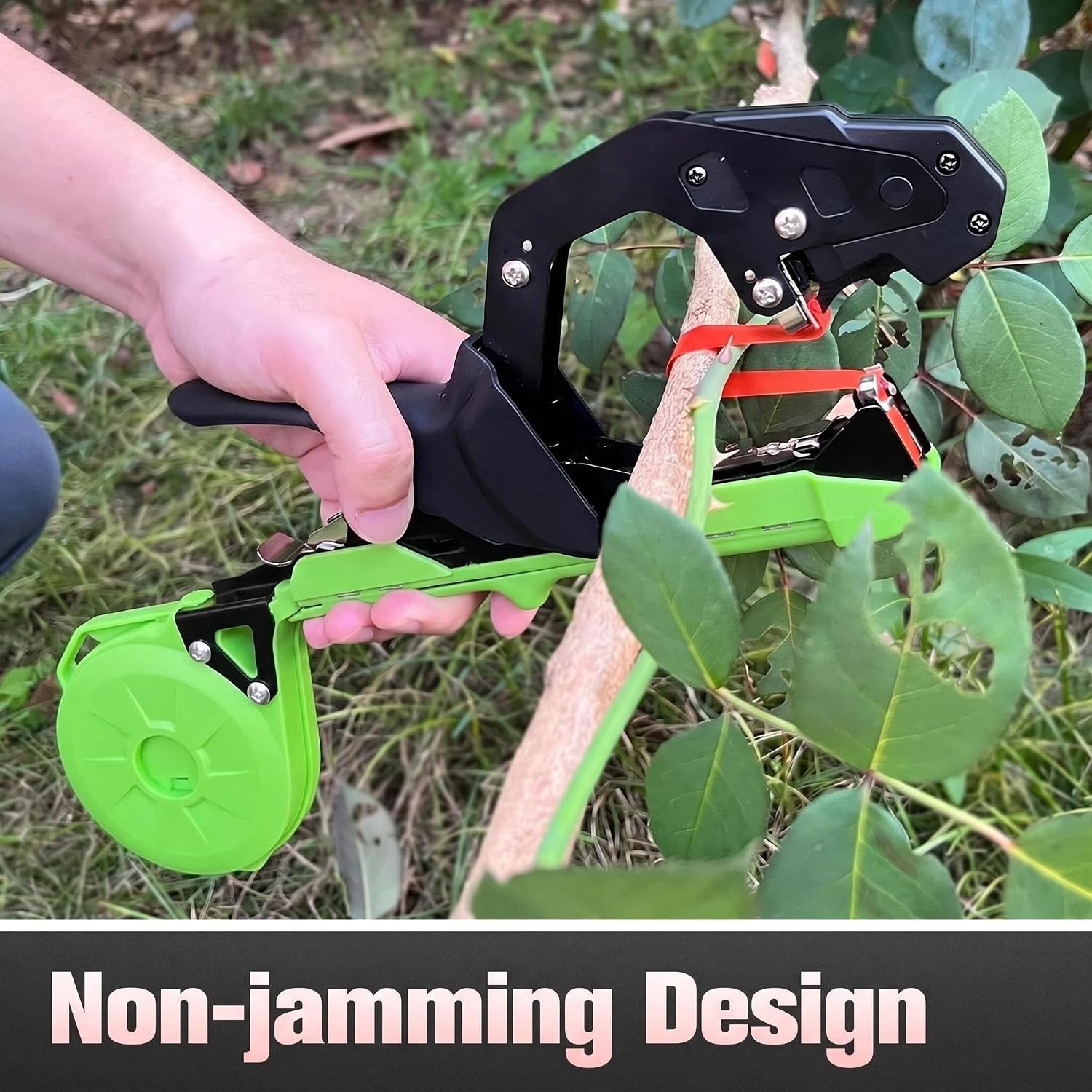 Easy & Fast Plant Tying Machine for Tomatoes, Grapes, Cucumbers - Professional Tying Tool Saves Labor with Spare Tapes