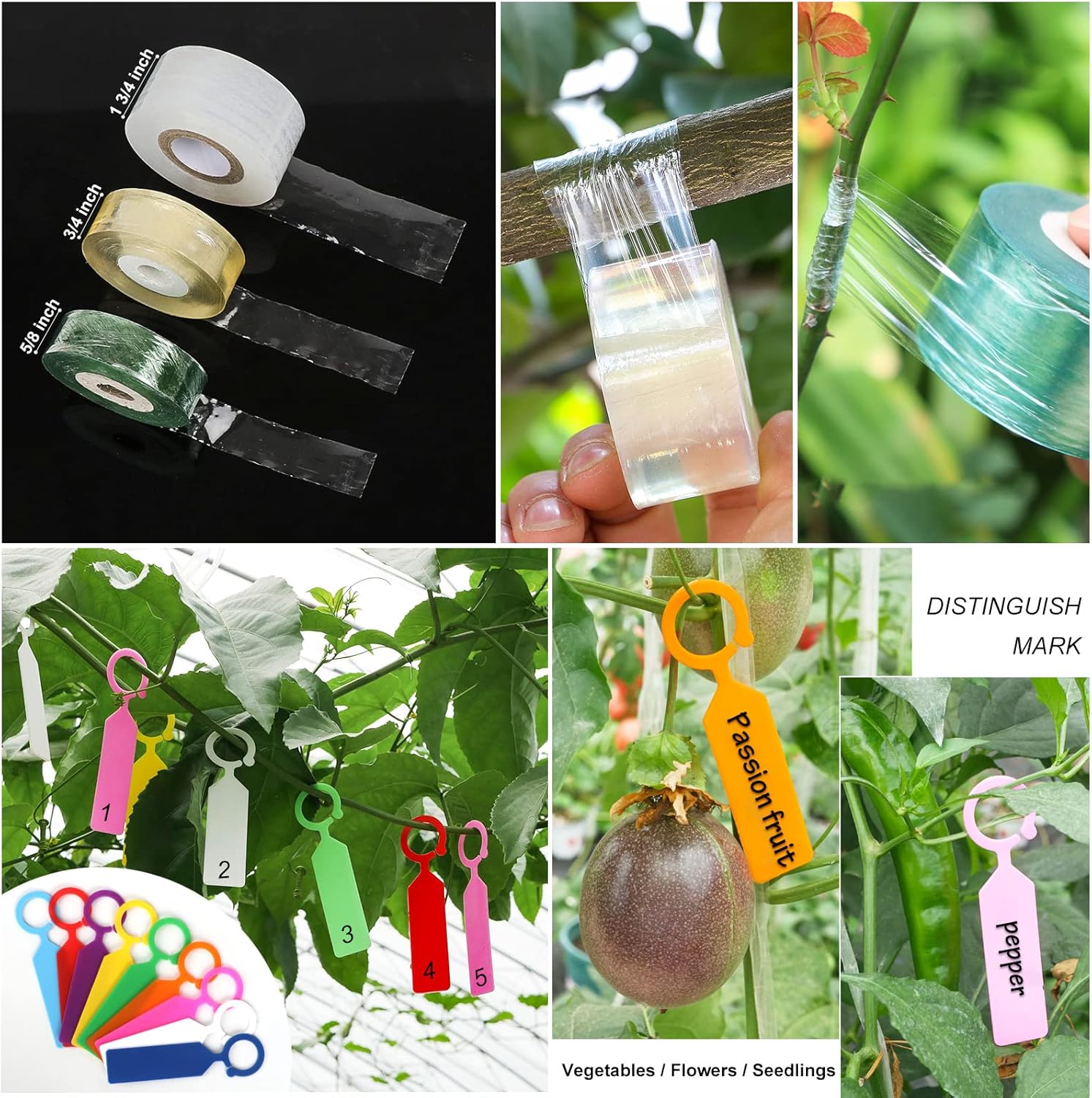 Upgrage Garden Grafting Tools, 2 in 1 Garden Pruning Tools Including Grafting Knife, Pruning Shears, Replacement Blades