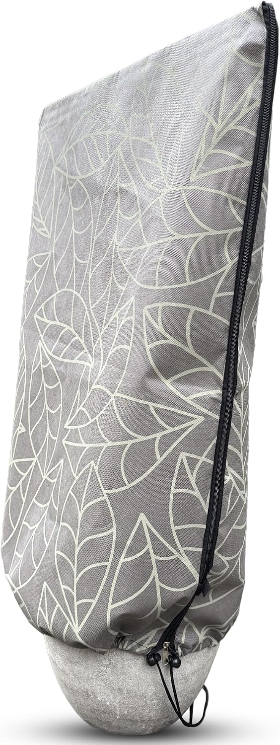 Plant Covers Freeze Protection 24"x32" | 4-Pack Winter Frost Blankets | Brown Garden Cover Bags for Outdoor Plants
