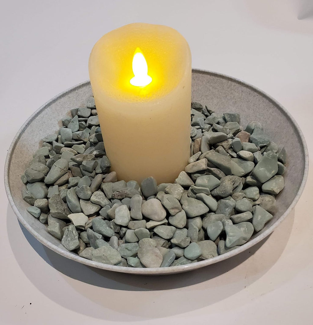 18in (16.3in Base) White Granite Case of 2 | Plant Saucers