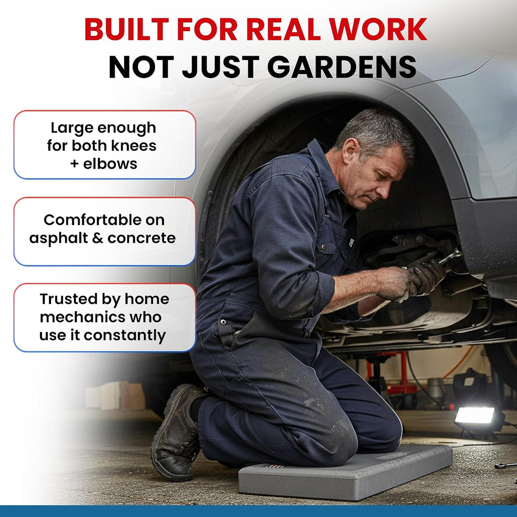 Aquamentor Kneeling Pad - Made in The USA - Firm, Durable and Thick Garden or Mechanics Foam Kneeling Pad, Great for