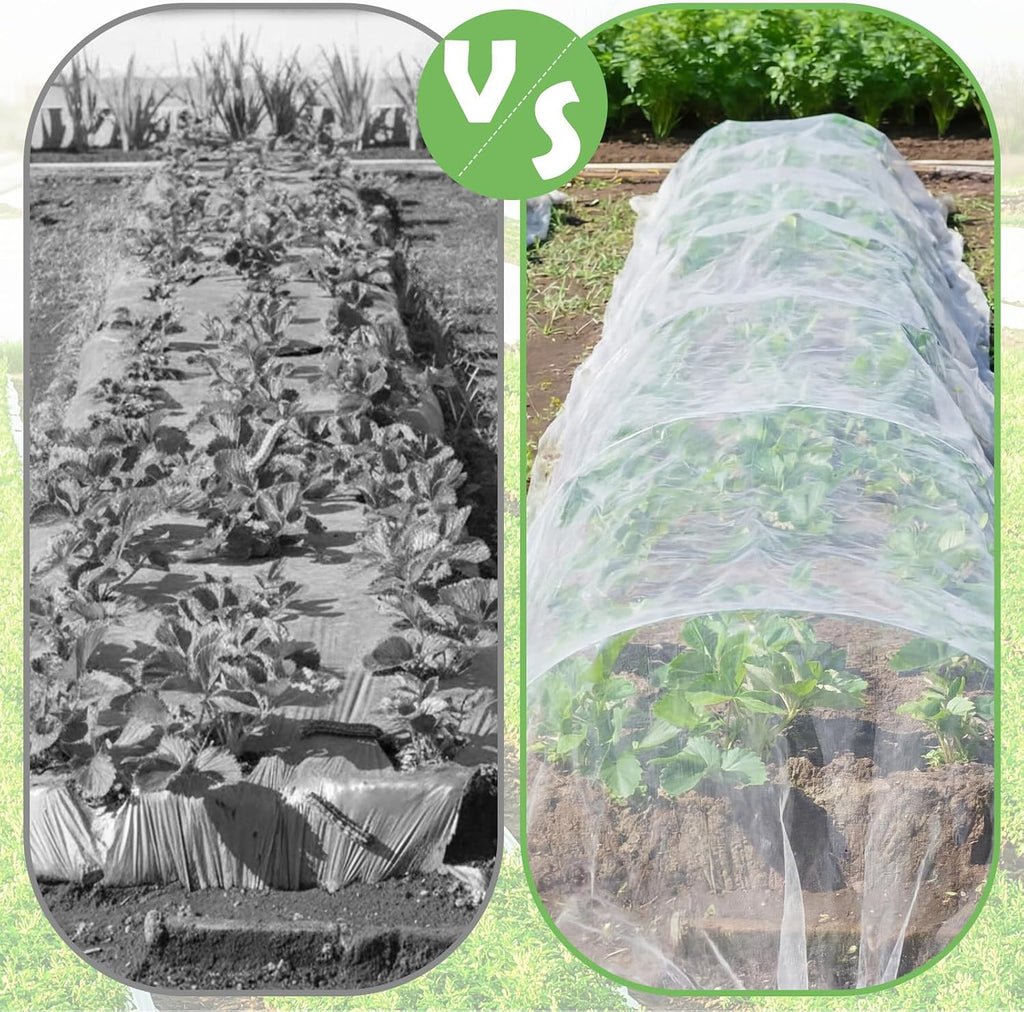 1 Pcs Garden Insect Netting Mesh, White Ultra Fine, 20 X 33 Ft | Pest Barrier for Vegetables, Large Fruits Tree Net