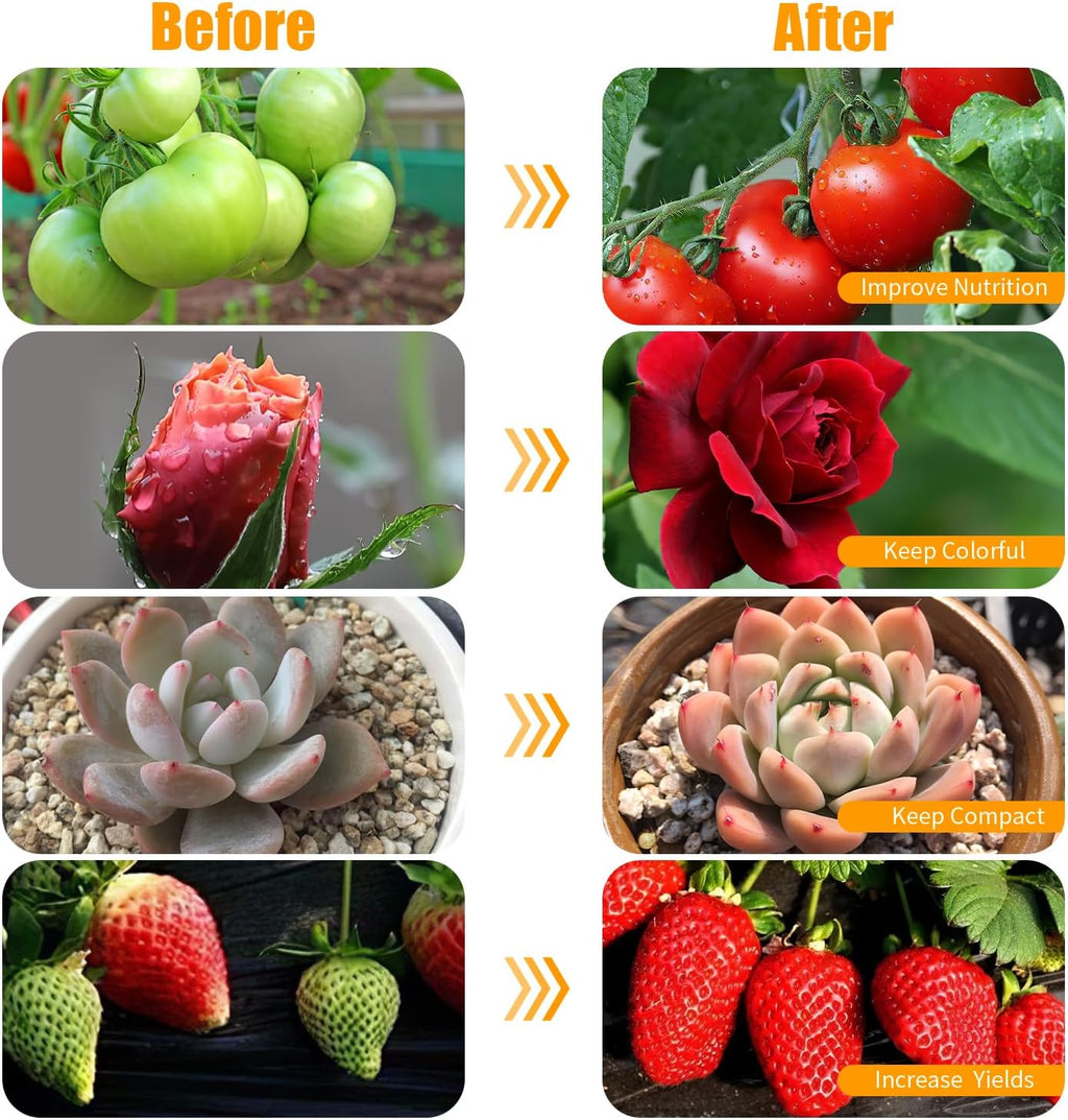 Black Grow Lights for Indoor Plants, 168 LEDs Clip Plant Lights, Full Spectrum LED Plant Growing Lamps with Flexible
