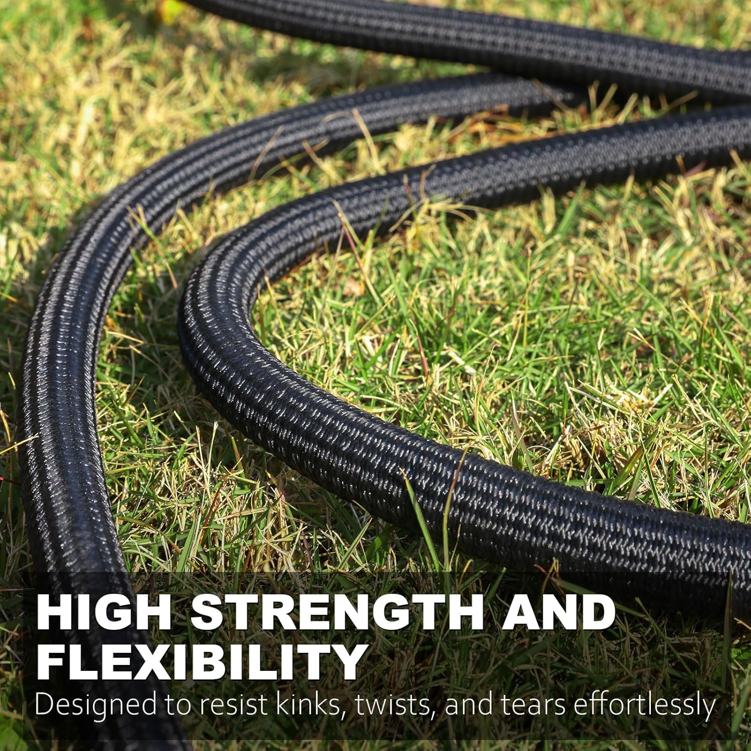 Garden Hose, Ultra Lightweight Water Hose 50FT | Felxible, 10 Function Sprayer, Leak proof, Pressure Resistant for