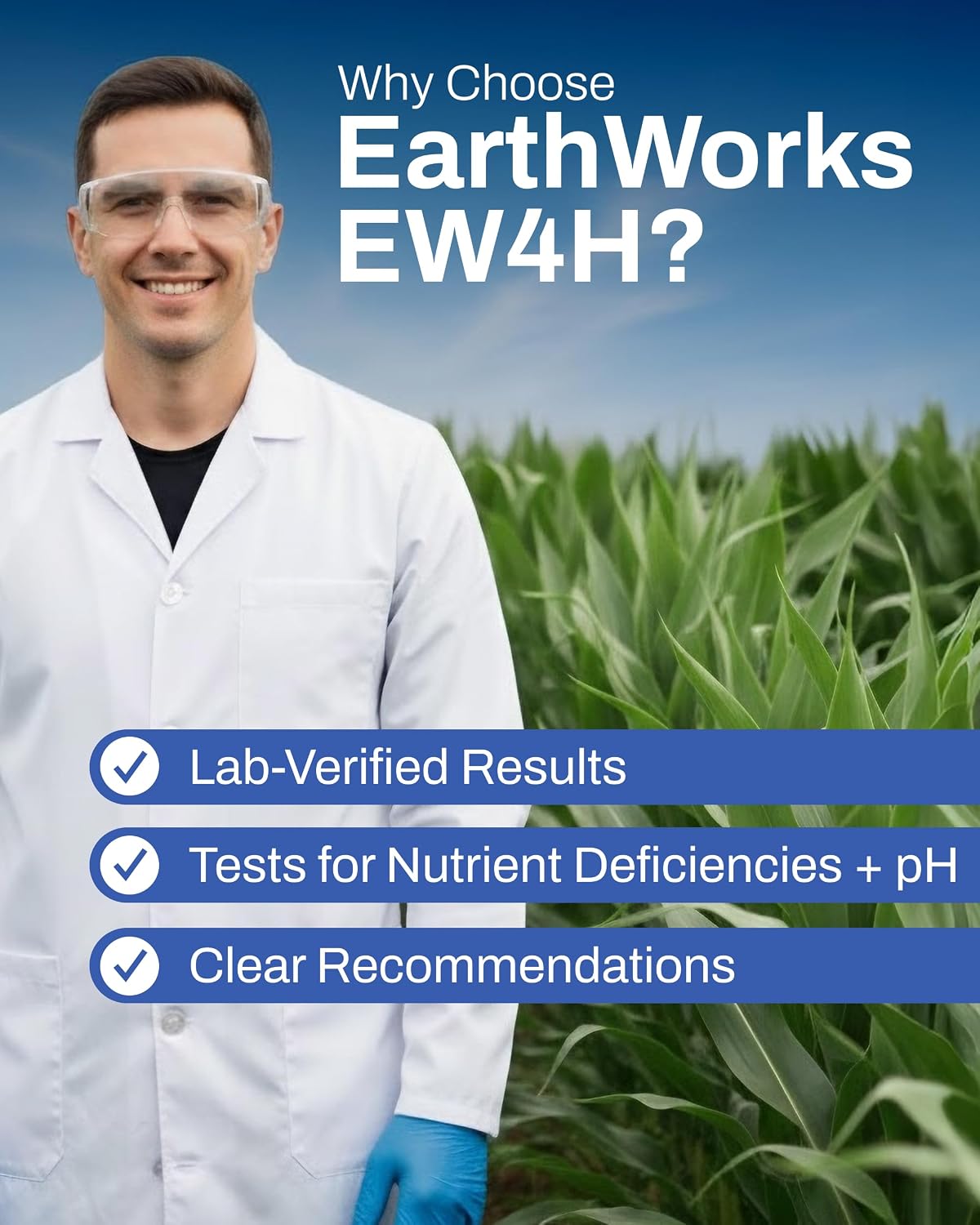 Soil Test Kit, pH and Nutrient Lab Analysis, 1 kit | Complete Analysis, Mail-in Sample for Fast Results, Ideal for