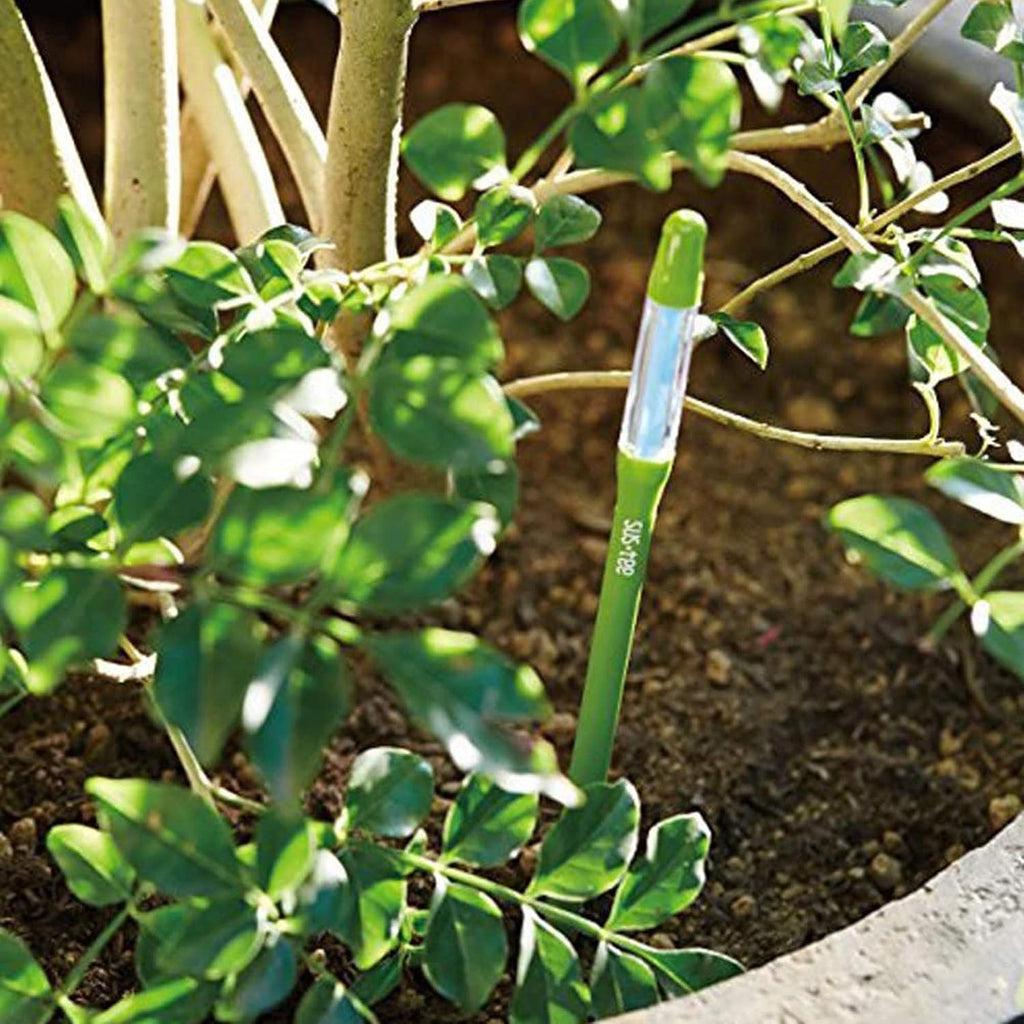 IPPINKA Sustee Aquameter, Bundle of 12, House Plant Soil Moisture Meter, Best for Indoor Potted Plants - Small Green