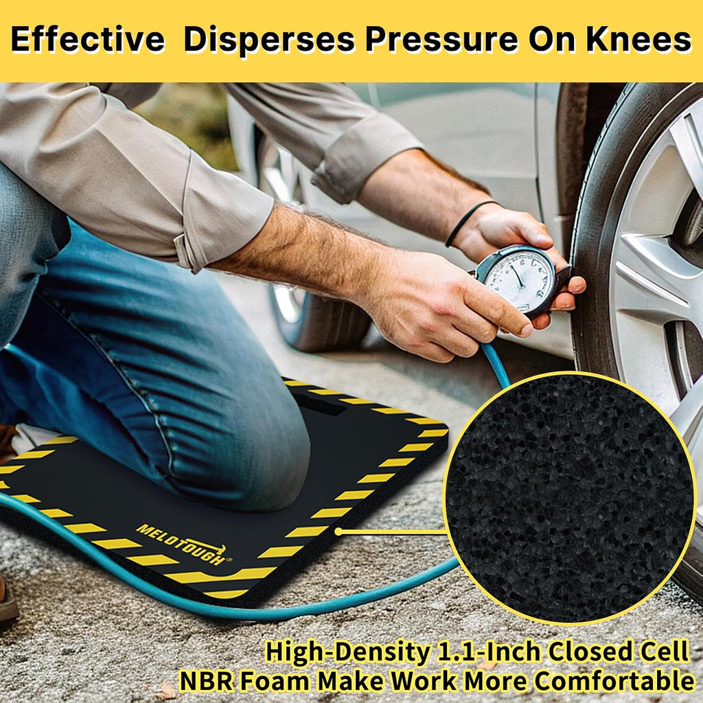 MELOTOUGH Kneeling Pads for Work, Soft & Thick Foam Kneeling pad for Gardening, Auto-Repair, Cleaning, Flooring, Water