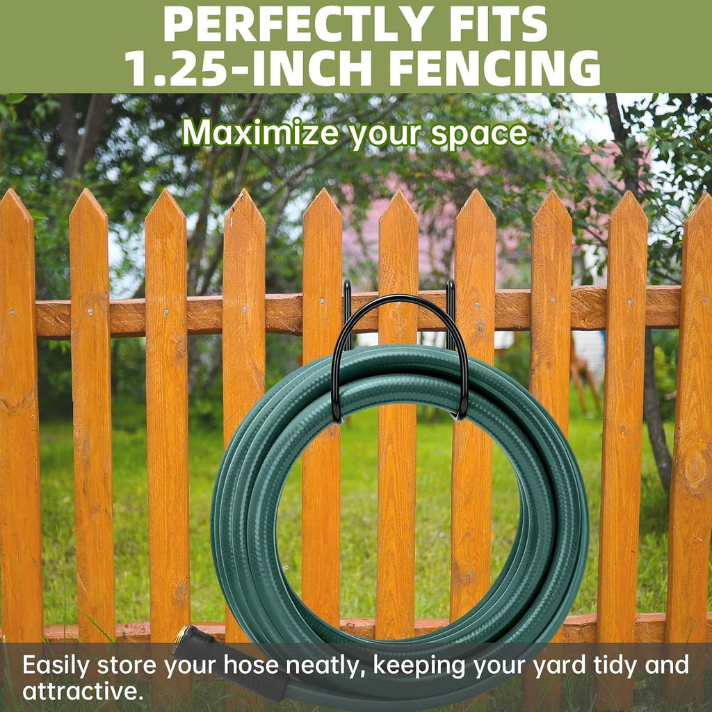 Garden Hose Holder - Heavy Duty Hose Hanger Wall Mounted Water Hose Holder | For retractable and flexible hoses, for