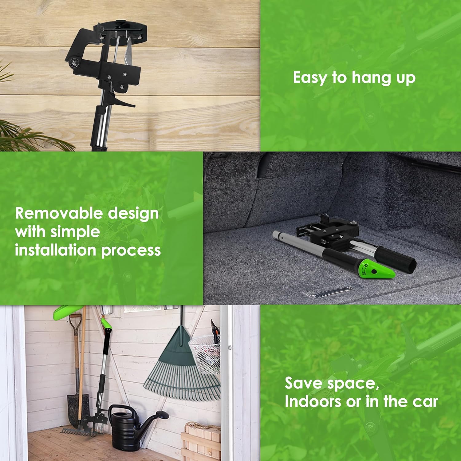ORIENTOOLS Weed Puller, Stand Up Weed Puller, 32 to 41 inch Long Handle, Upgrade Detachable Telescopic Handle Garden