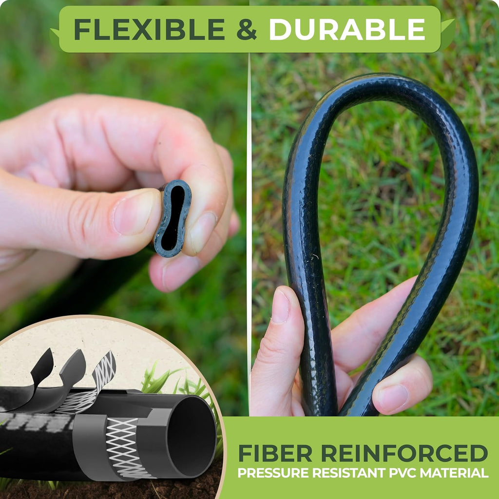 1/2" Irrigation Tubing for Quick Connect Drip System Kit, 50 feet | Mainline Tubing for Drip Irrigation System Kit or