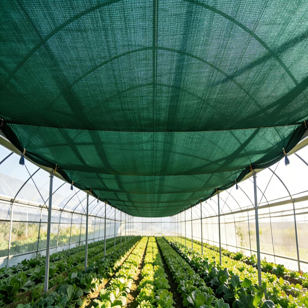 Green 10×20FT Shade Cloth,Durable Mesh Tarp with Grommets,for Garden,Car, Outdoor Pergola,Greenhouse,Chicken Coop and
