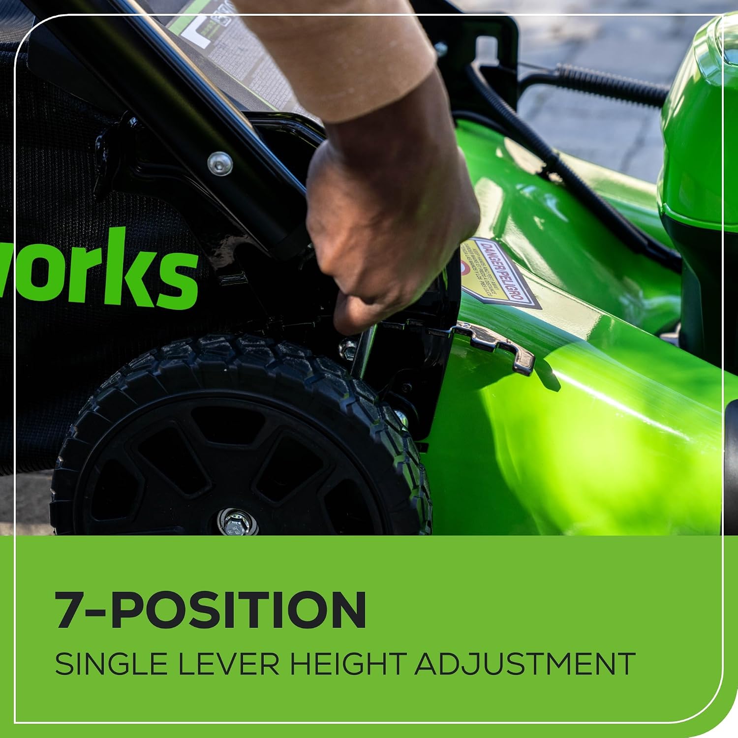 Greenworks 40V 21 in Self-Propelled Lawn Mower, 5.0 Ah Battery and Charger