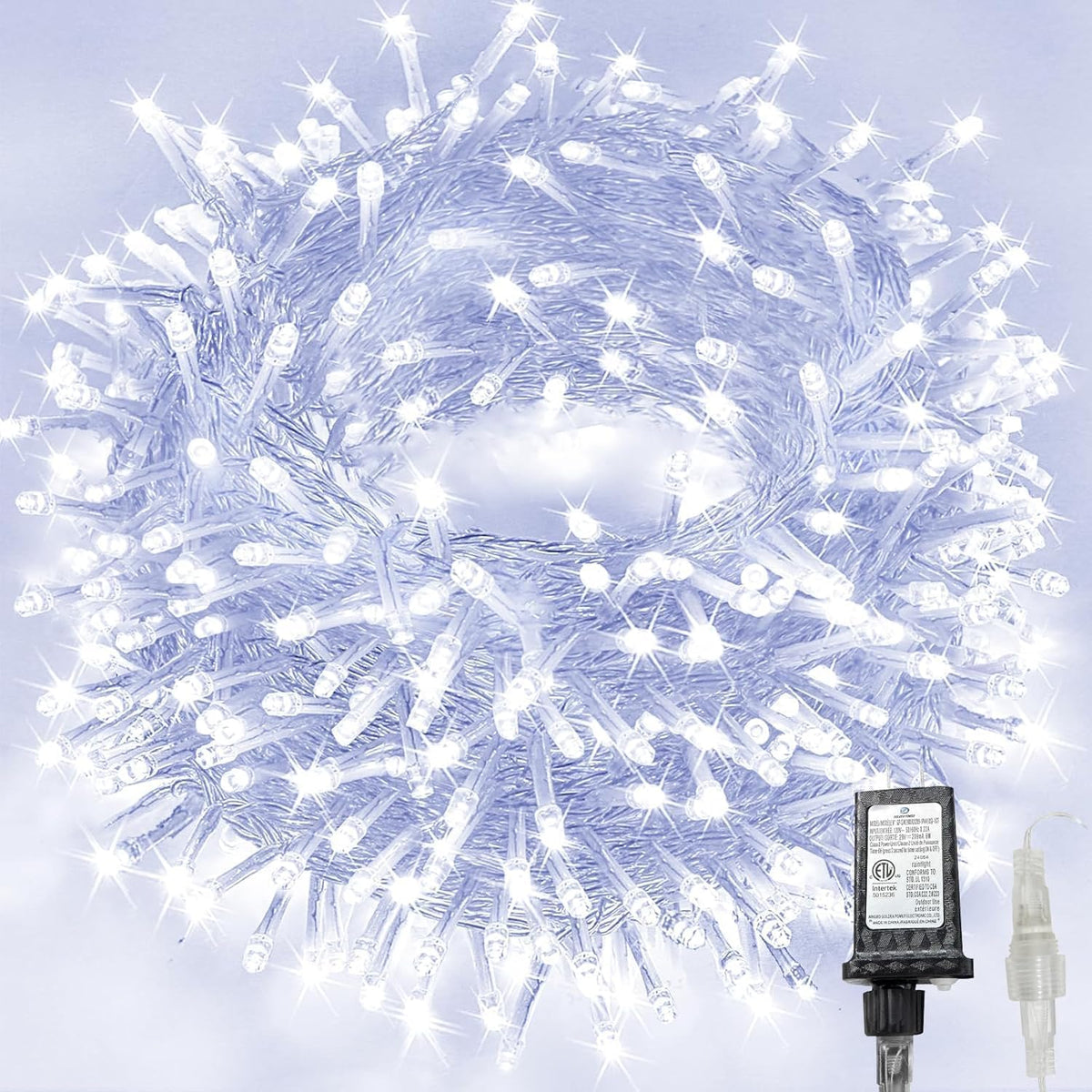 KAQ Connectable 800LED 288Ft String Lights, Christmas Lights Indoor Outdoor