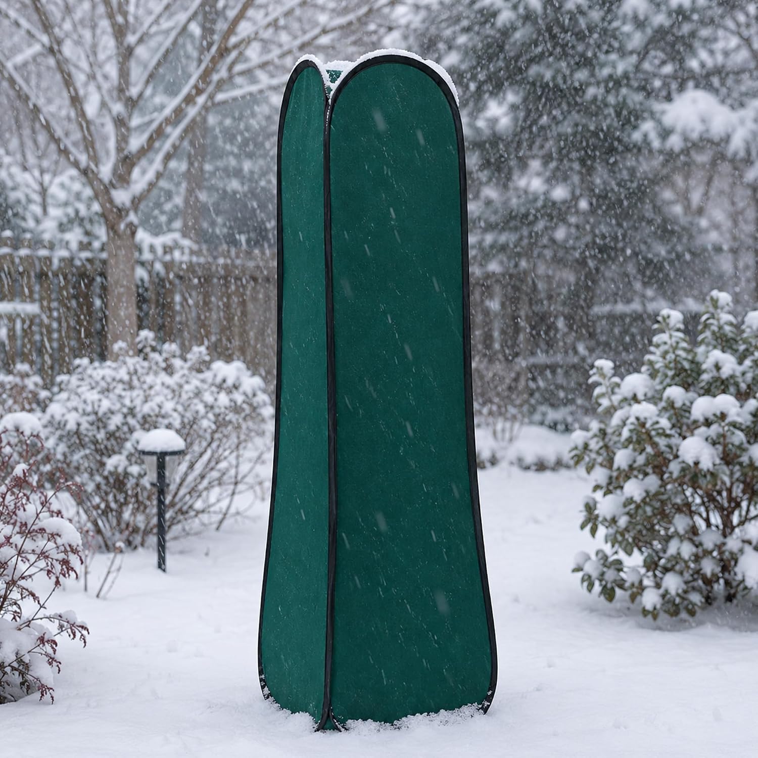 Pop Up Plant Cover Freeze Protection, Warm Winter Plant Protector Tent | 50'' x 16'' x 16'' Instant Shrub Frost Covers
