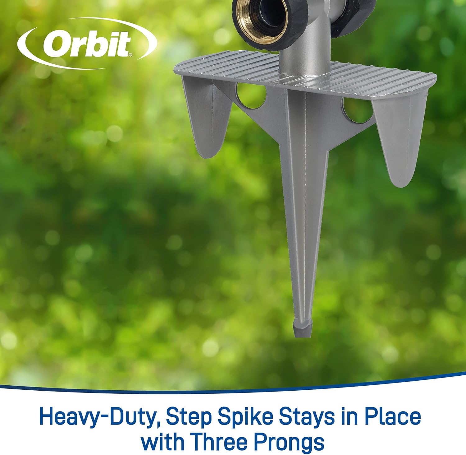 Orbit Lawn Sprinkler 56946 | Heavy‑Duty Brass Impact Head | Adjustable 360° Coverage | Up to 90 ft Diameter | Zinc