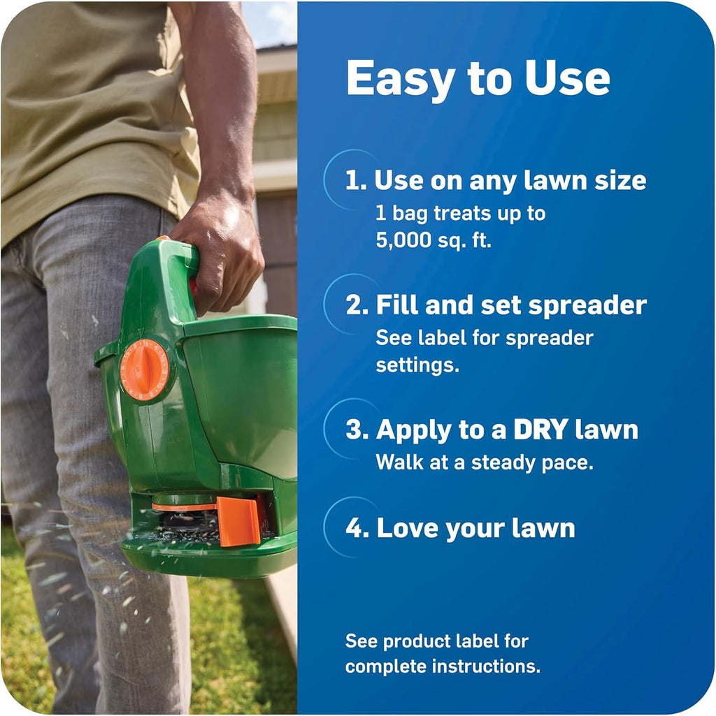 Scotts WeedEx Prevent with Halts, 10.06 lbs. | Crabgrass Preventer, Pre-Emergent Lawn Weed Killer, Treats Up To 5,000