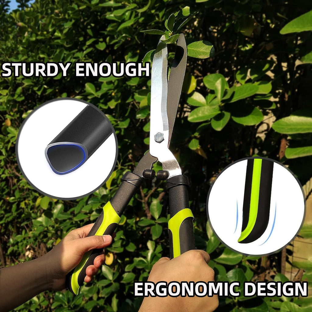 YRTSH Loppers Hedge Clippers & Pruners Combo Set 3-Piece Hedge Shears | Sharp Tree Trimmer Branch Cutter for Yard, Lawn