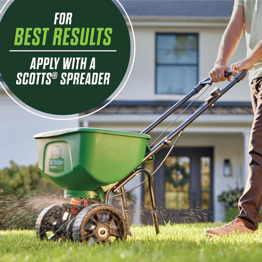 Scotts Turf Builder Healthy Plus Lawn Food, 13.70 lbs. | 2-in-1 Fungicide and Grass Fertilizer, Covers 4,000 sq. ft.