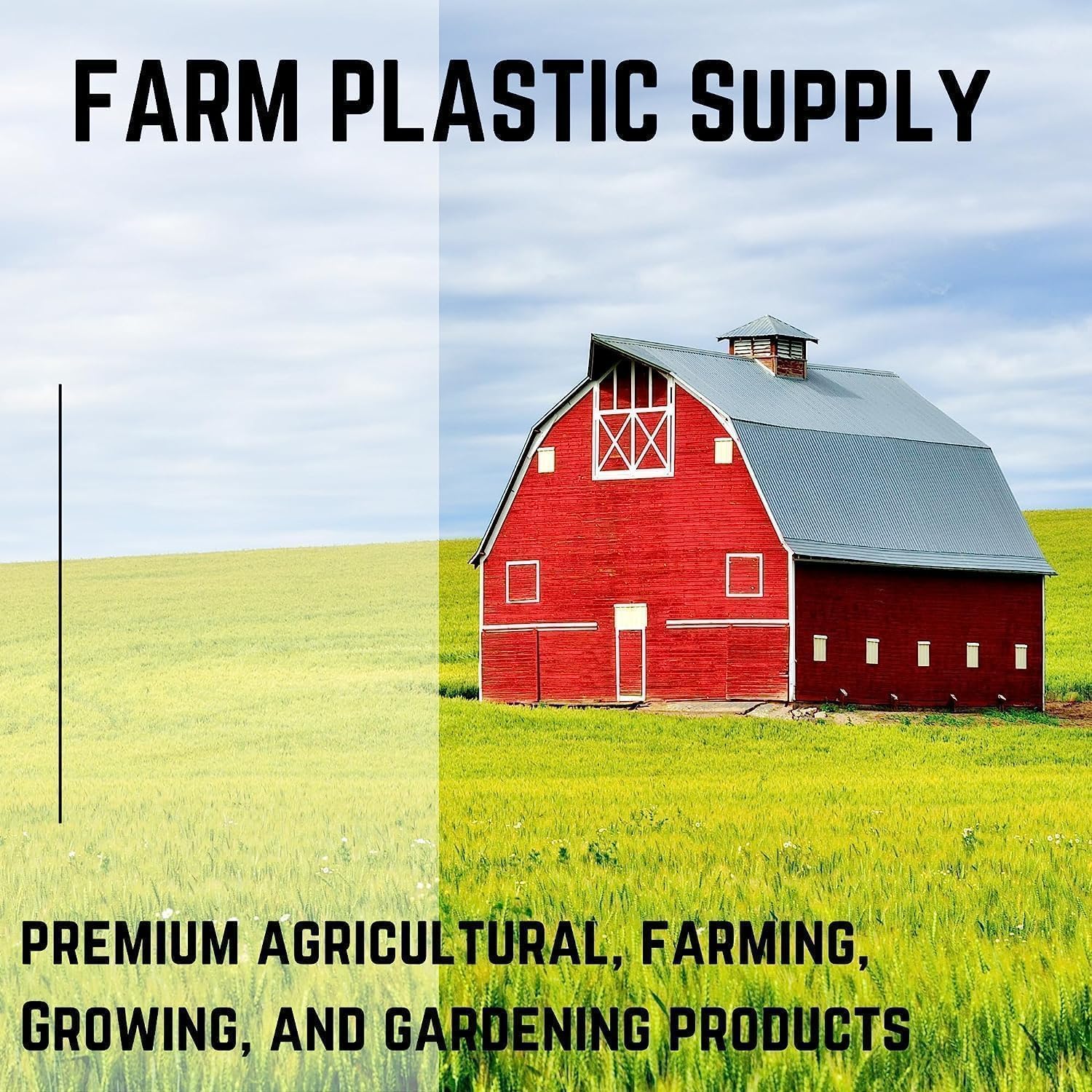 Farm Plastic Supply - Erosion Control Blanket - Straw Garden and Landscape Cover, Erosion Control Blanket, Straw