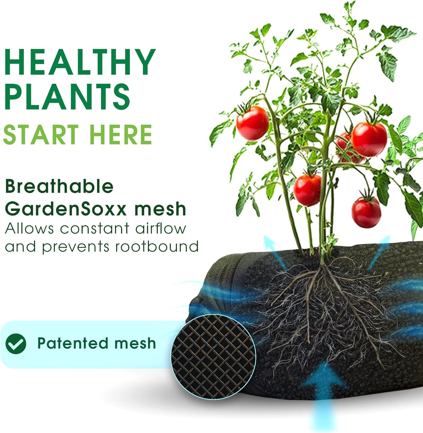 4x8 (32 sq ft) Raised Garden Bed Kit with Built-in Drip Irrigation Watering System – Flexible Fabric Grow Bag Planter