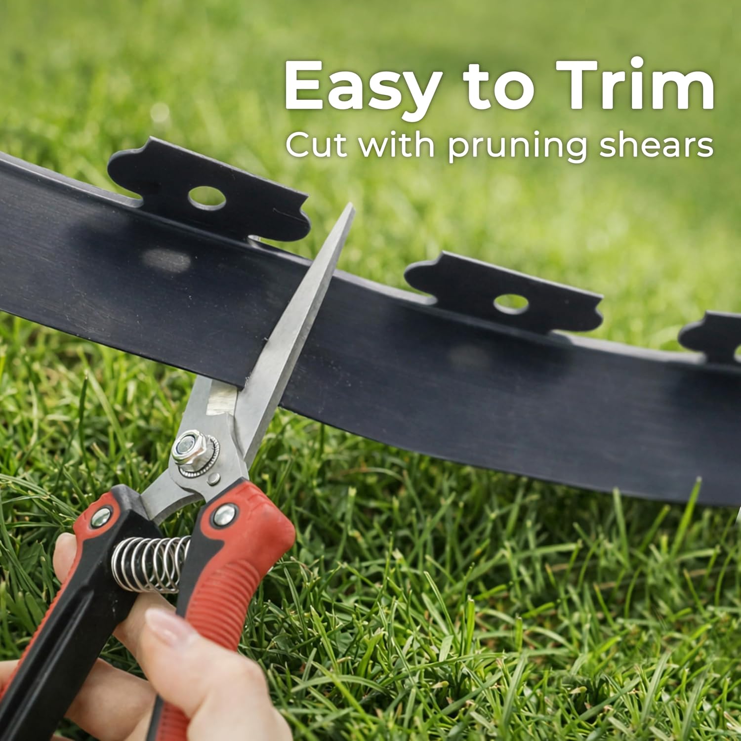 Gardzen 1.5" x40' Landscape Edging Kit with 40 Spikes | Garden Edging Coil for Lawn Borders and Landscape Projects