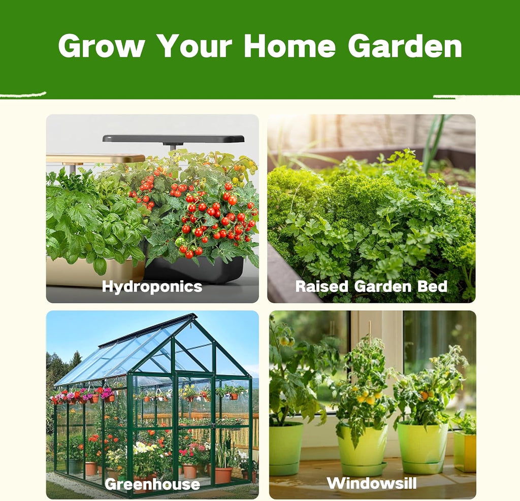 Lush&Dew Companion Plants Heirloom Seed Bank, Gardening Gifts for Women Men | 32 Varieties 30,000+ Non-GMO Vegetable