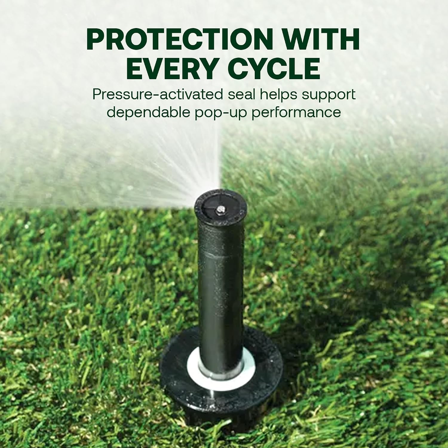 Rain Bird 1804LN 1800 Series Professional Pop-Up Sprinkler Body Only No Nozzle - 10Pack, 4 in Pop Up Irrigation