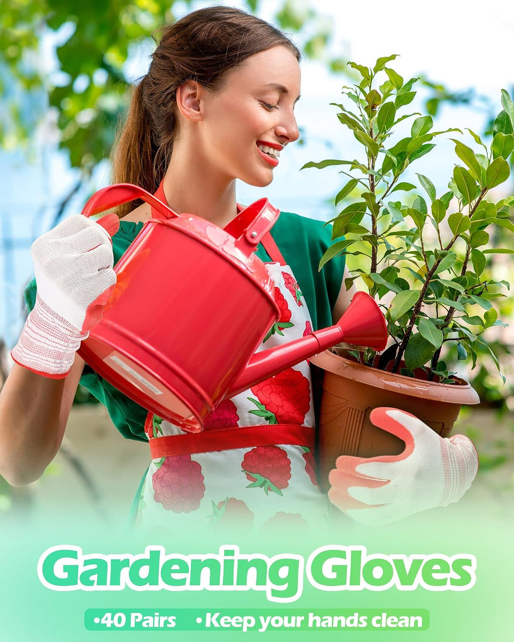 Irenare 24 Pairs Gardening Gloves Bulk for Women Ladies Breathable Rubber Coated Garden Glove for Yard Outdoor Work