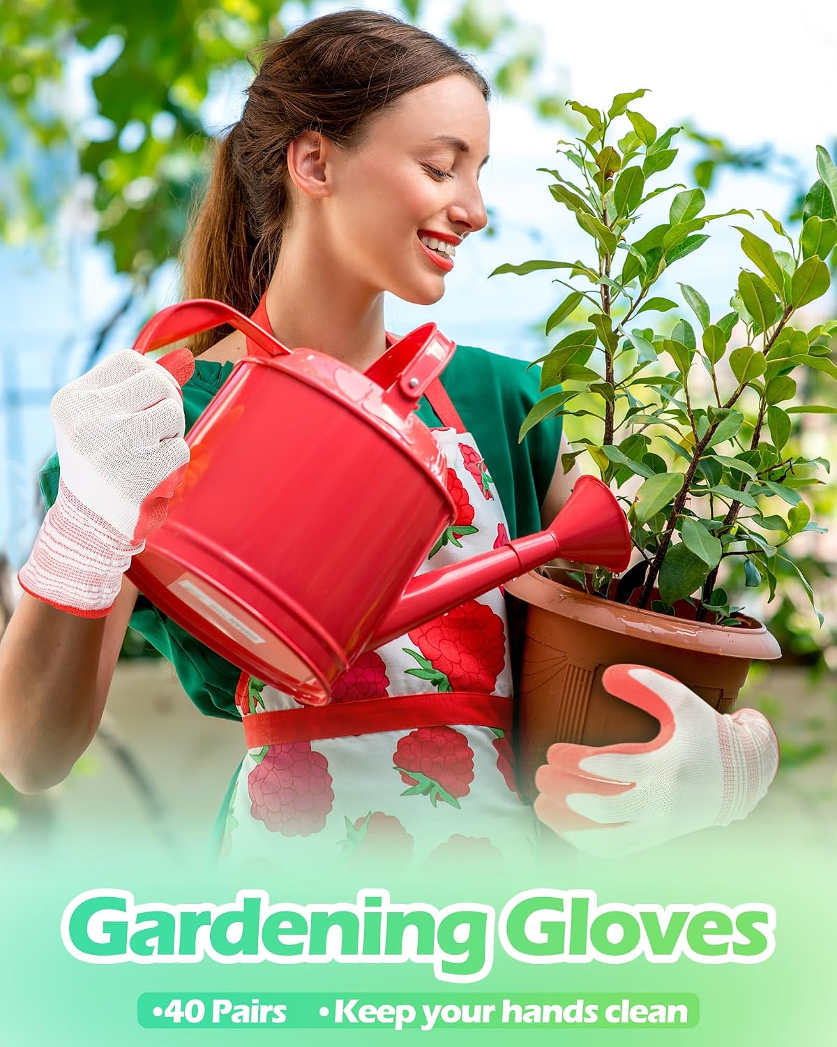 Irenare 24 Pairs Gardening Gloves Bulk for Women Ladies Breathable Rubber Coated Garden Glove for Yard Outdoor Work