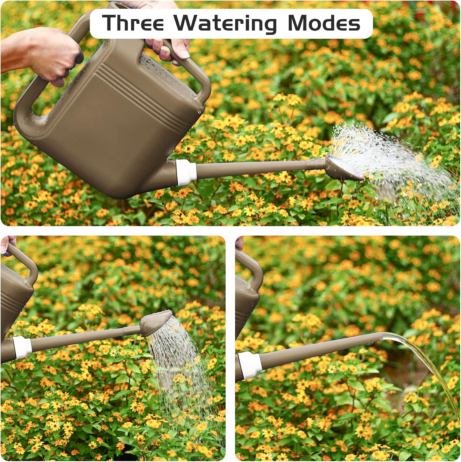 1.5 Gallon Watering Can for Outdoor & Indoor Plants, Large Garden Watering Pot with Lightweight and 5.5L Capacity