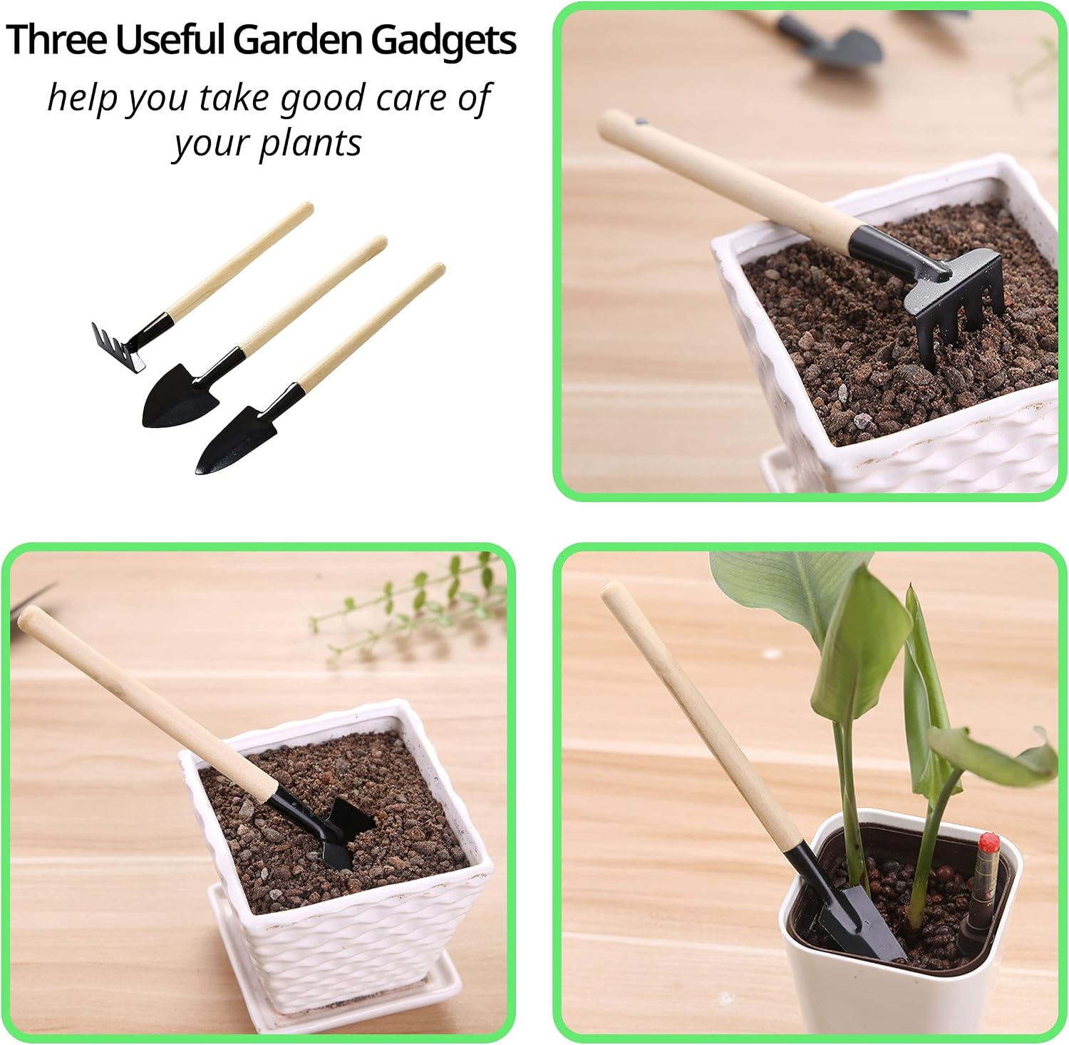 13 Pack Plant Saucer, 8 10 12 Inch Durable Plastic Plant Trays for Pots, White & Black Round Plant Pot Saucers, Drip