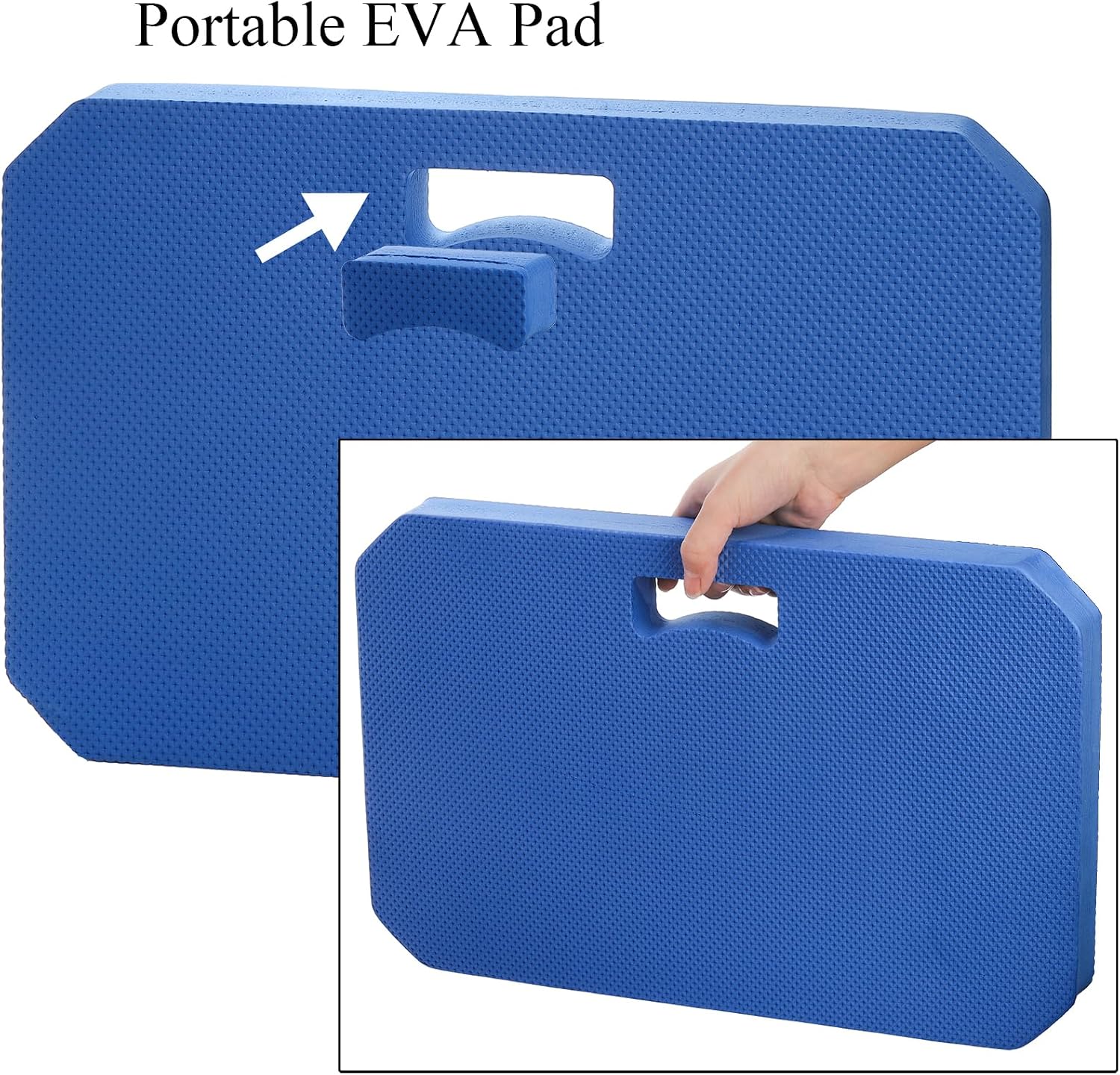 Hacaroa Set of 3 Extra Thick Kneeling Pad, High Density Foam Garden Kneeler, Comfortable Knee Pad Cushion for Work
