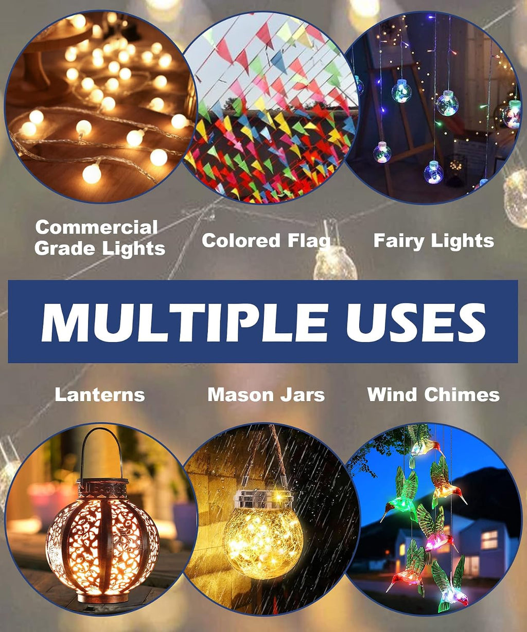 10FT String Light Poles for the Outdoor, Heavy Duty Metal Lighting Stand Pole for Hard Soil Wood Backyards Patio