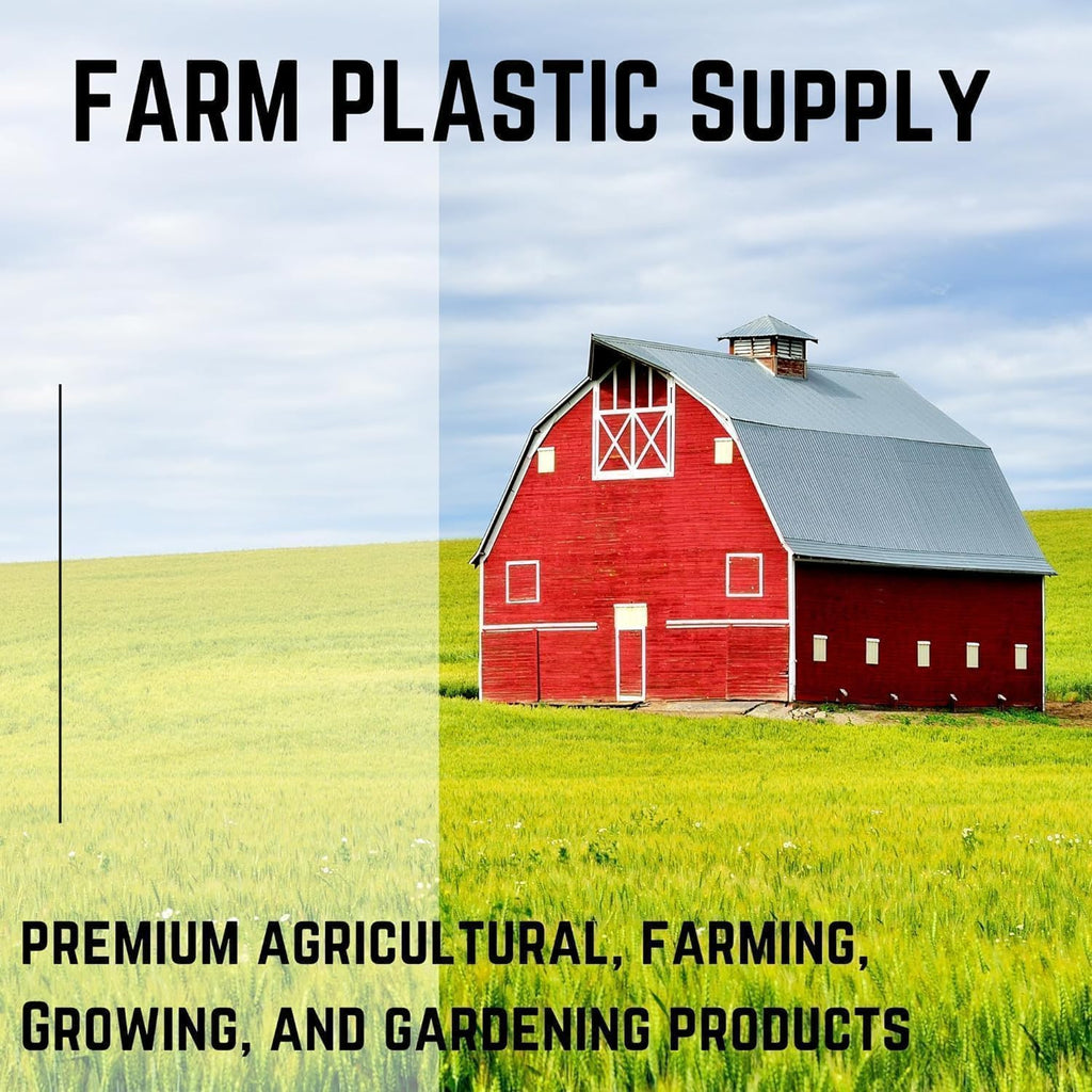 Farm Plastic Supply - White Shade Cloth - 50% - Mesh Fabric for Fence Privacy Screen, Garden Shade, Mesh Fence