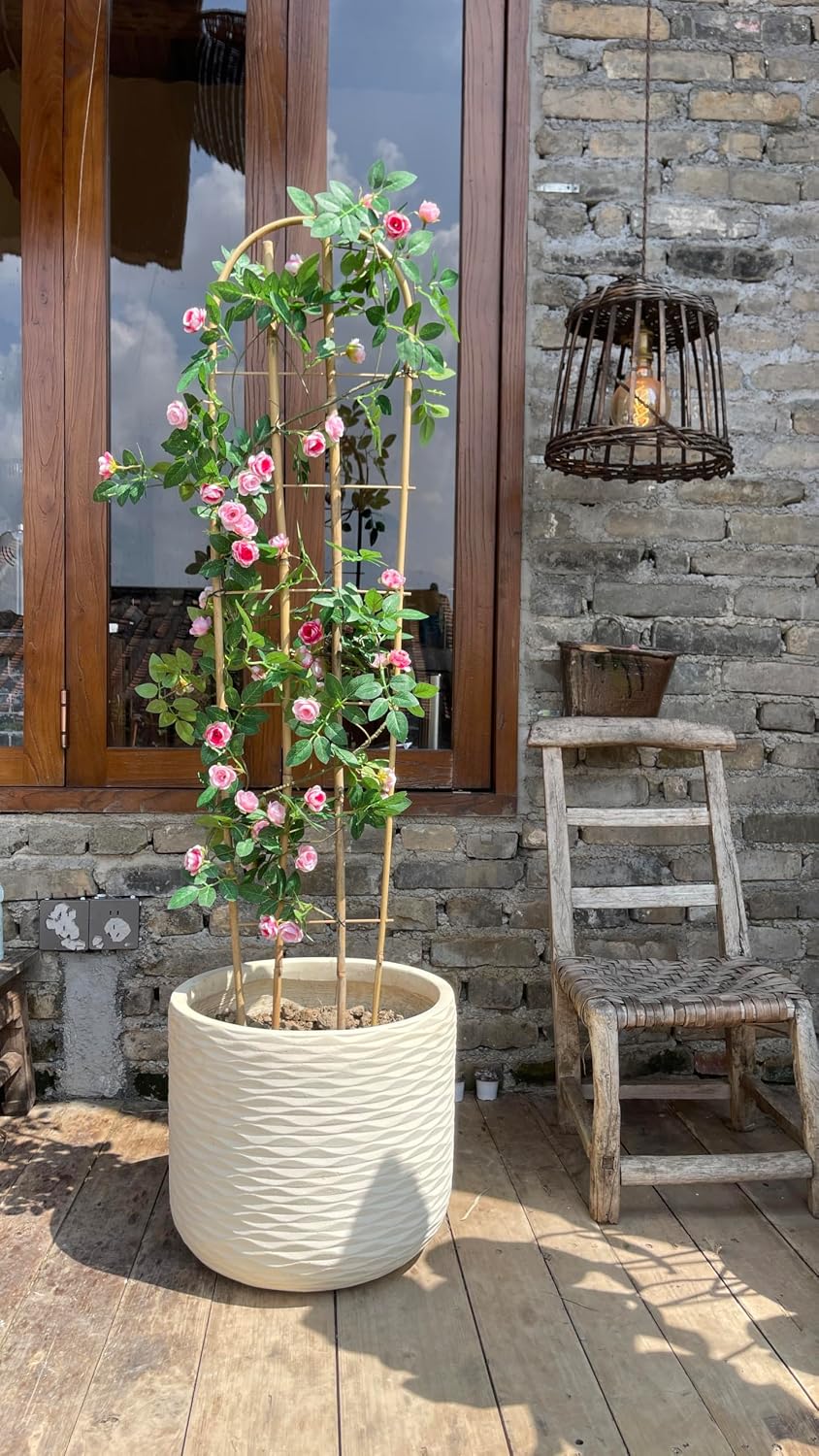 Bamboo Trellis,U-Shape Bamboo Trellis,3Feet,3pack,Trellis for Climbing Plants Outdoor Bamboo,for,Climbing